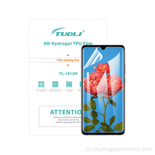 Pelindung layar HD Clear Hydrogel untuk ponsel